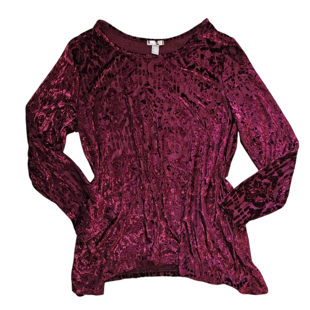 White Stag Crushed Velvet Top